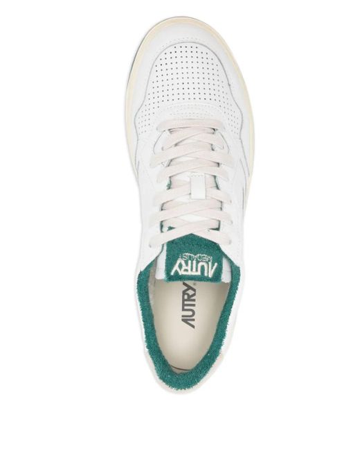Autry White Medalist Sneakers for men