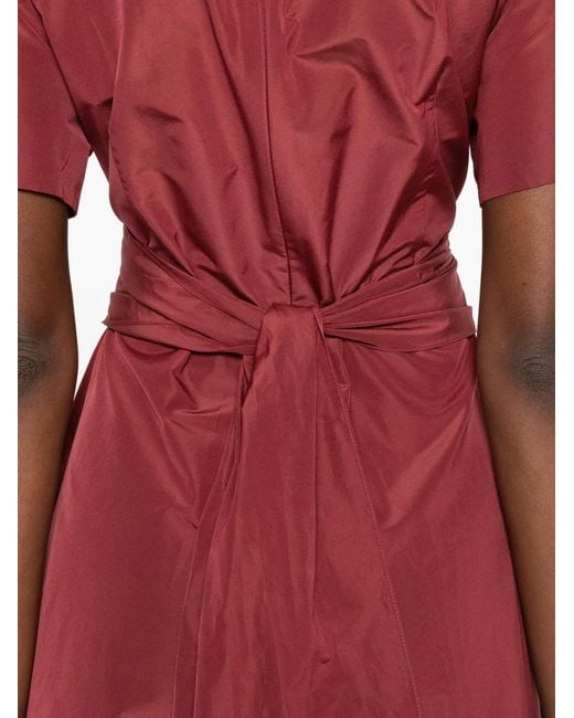 Weekend by Maxmara Red Draped Dress