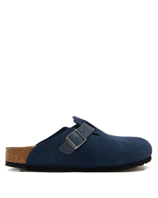 Zuecos Boston de ante Birkenstock de hombre de color Blue