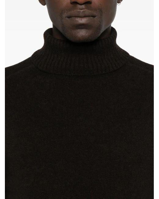 Pull À Col Cheminée Daniele Fiesoli pour homme en coloris Black