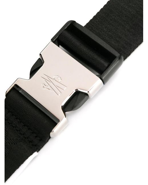 Moncler Logo Clip-buckle Belt in Black for Men | Lyst