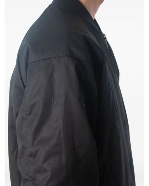 Champion Black Nowhere Gym Bomber Jacket for men