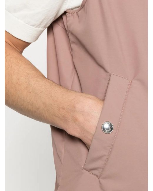 Eleventy Pink Zip Pocket Gilet for men