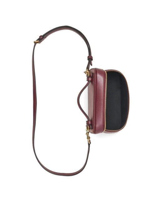 Marc Jacobs Purple Leather Vanity Bag