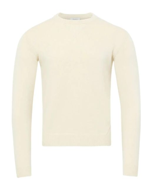 J.W. Anderson White Ribbed-Trim Crew-Neck Sweater for men