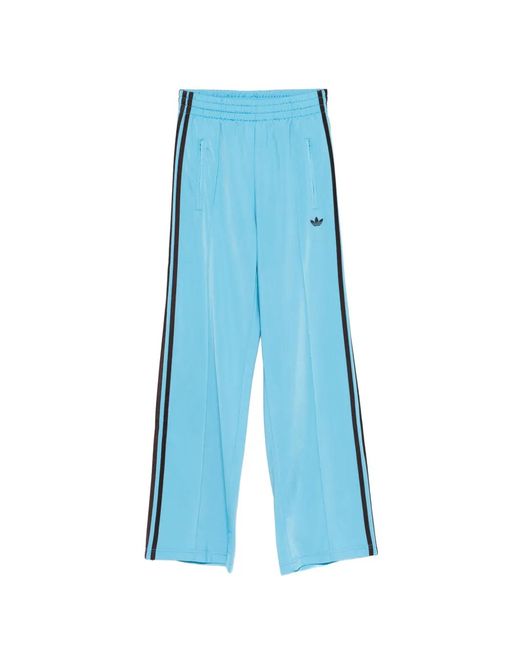 Adidas Blue Pantalon À Rayures