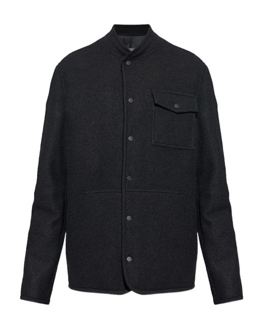 Moncler Hemdjacke mit geknöpfter Tasche in Blue für Herren