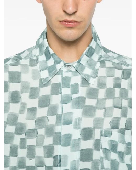 Bonsai Blue Chest-Pocket Shirt for men