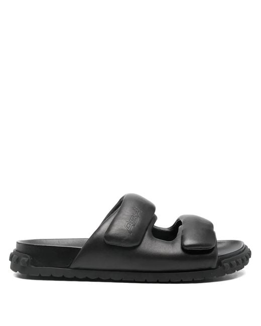 Ash Black Twistman Padded Sandals for men