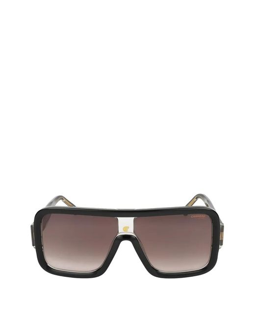 Carrera Gray Geometric-Frame Sunglasses