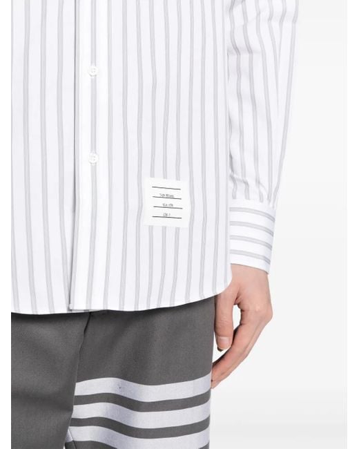 Thom Browne White Cropped Trousers for men