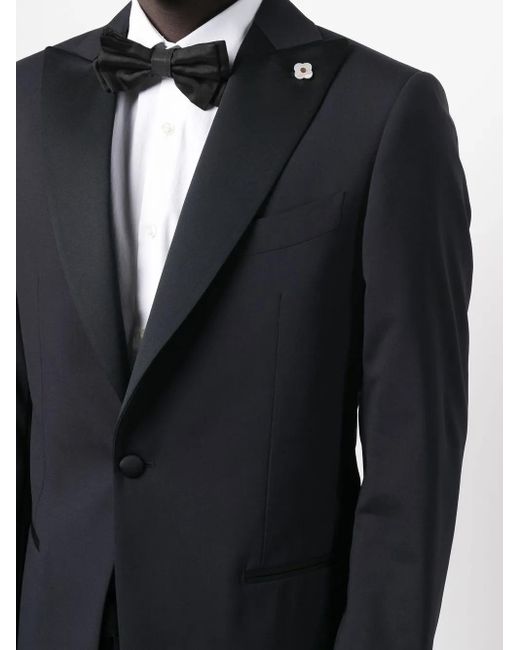 Lardini Blue Single-Breasted Tailored Suit for men