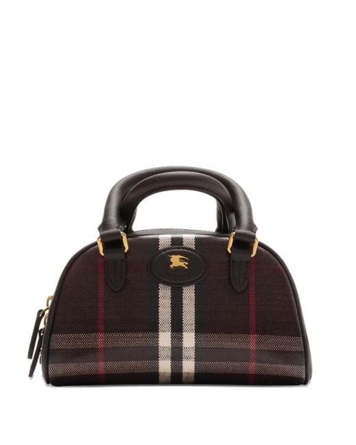 Burberry Highlands チェック ミニバッグ Black