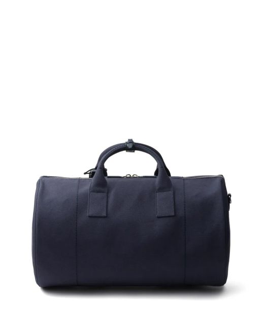 Prada Blue Canvas Duffle Bag