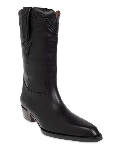 Paris Texas Black 35Mm Hilda Boots