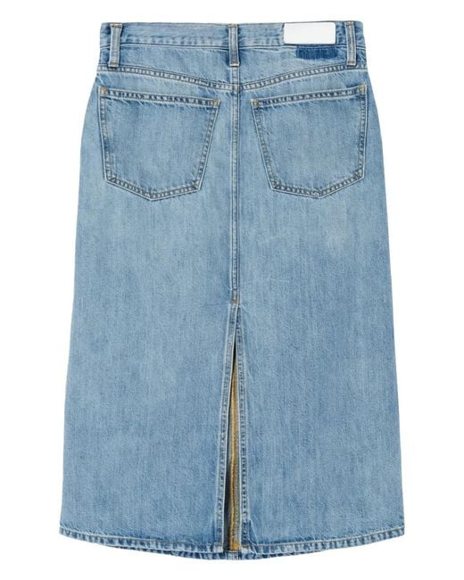 Re/done Denim Rok in het Blue