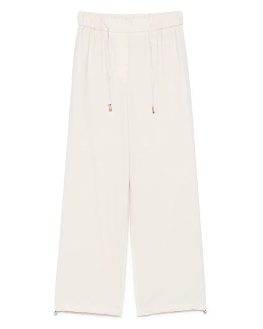 Peserico Straight Broek in het White