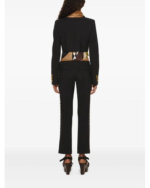 Emilio Pucci Black Vivara-Print Jacket