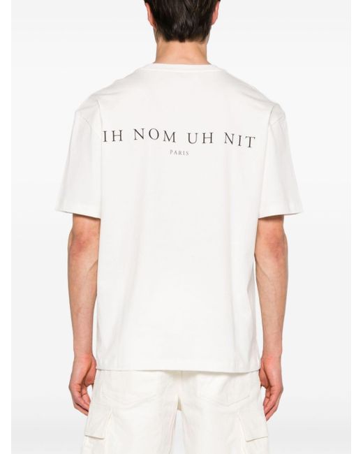 T-shirt con stampa di Ih Nom Uh Nit in Pink da Uomo