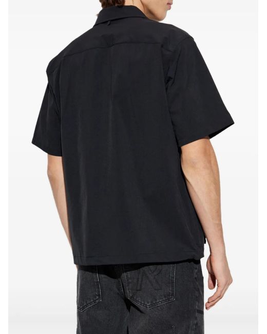 Rag & Bone Black Zip-Up Shirt for men