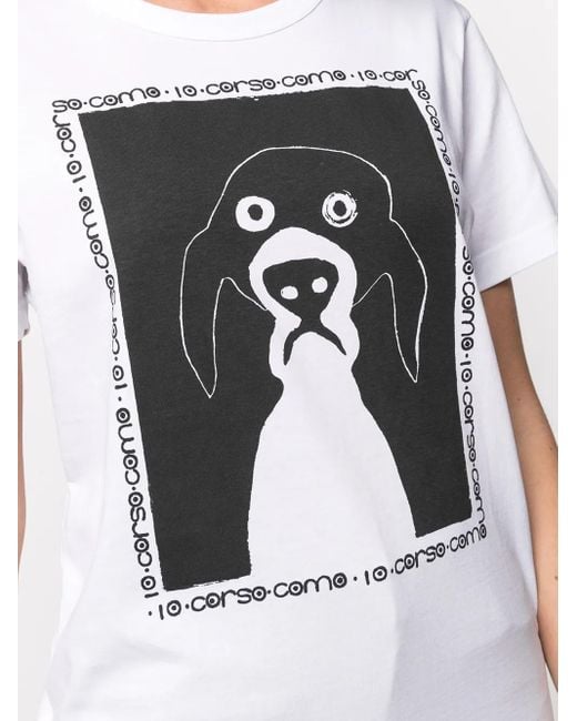 10 Corso Como Black Graphic-Print T-Shirt