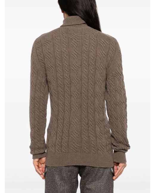 Tagliatore Brown Zermat Sweater for men