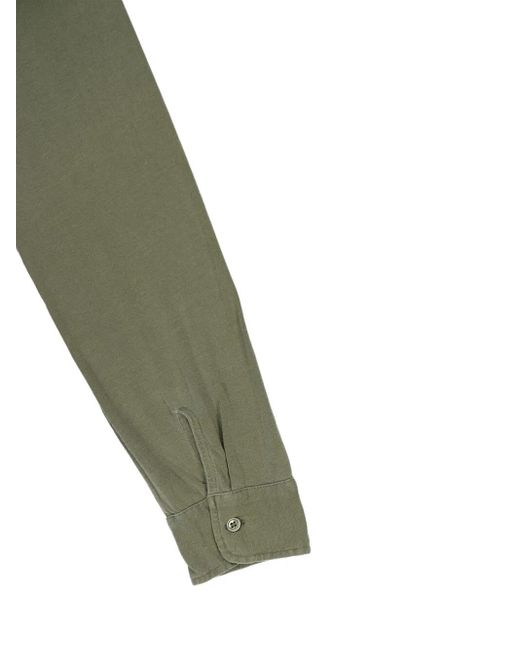 Majestic Filatures Green Long-Sleeve Shirt for men