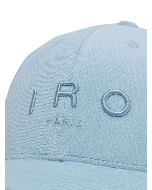 IRO Blue Baseballkappe mit Logo-Stickerei