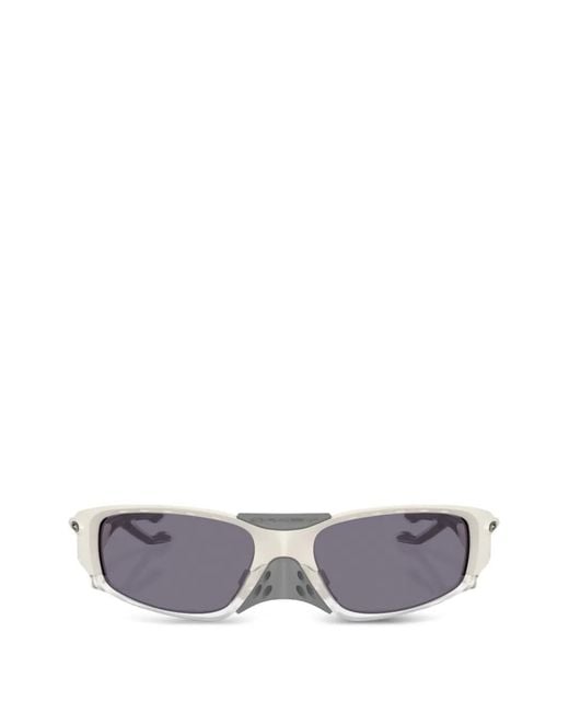 Oakley Gray Plantaris Sq Rectangle-Frame Sunglasses