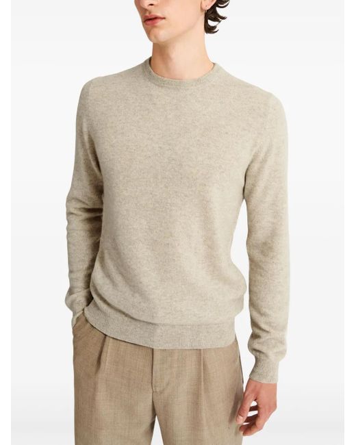 Pringle of Scotland Natural Beige Cashmere Knitted Jumper for men