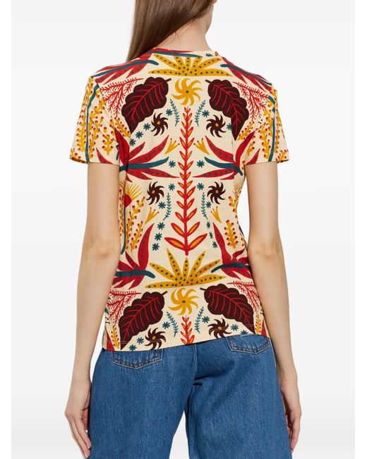 Etro White Patterned T-Shirt