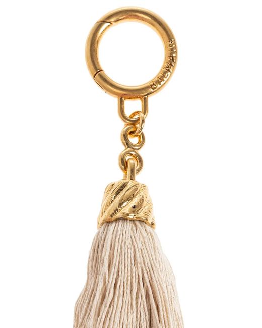 Balmain Metallic Tassel Keyring