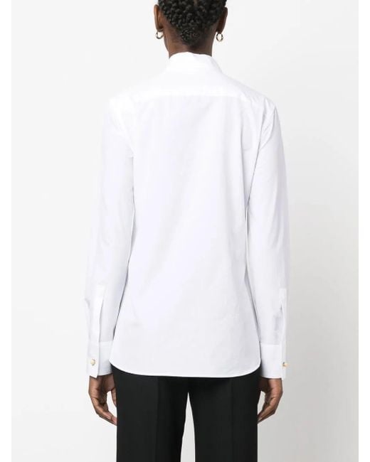 Lanvin White Chemise Manches Longues