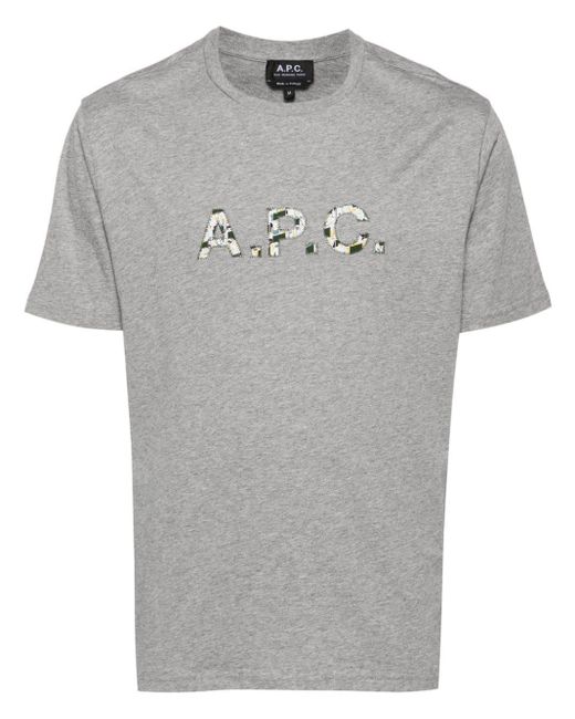 A.P.C. Willow T-Shirt in Gray für Herren