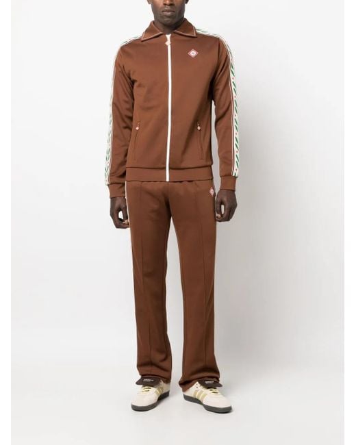 Casablanca Brown Zip Jacket for men