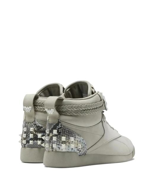 Reebok Gray X Wonder 1984 Freestyle Sneakers