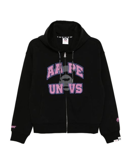 Aape By A Bathing Ape ジップアップ パーカー Black