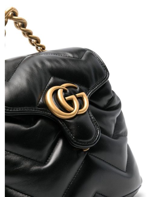 Gucci Black GG Marmont Backpack