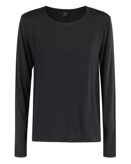 Seventy T-Shirt Met Lange Mouwen in het Black
