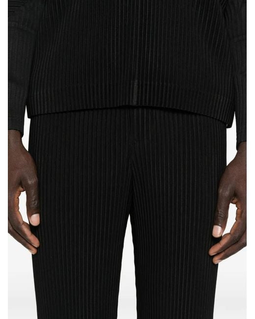 Homme Plissé Issey Miyake Black Homme Plisse' Issey Miyake Pleated Trousers for men