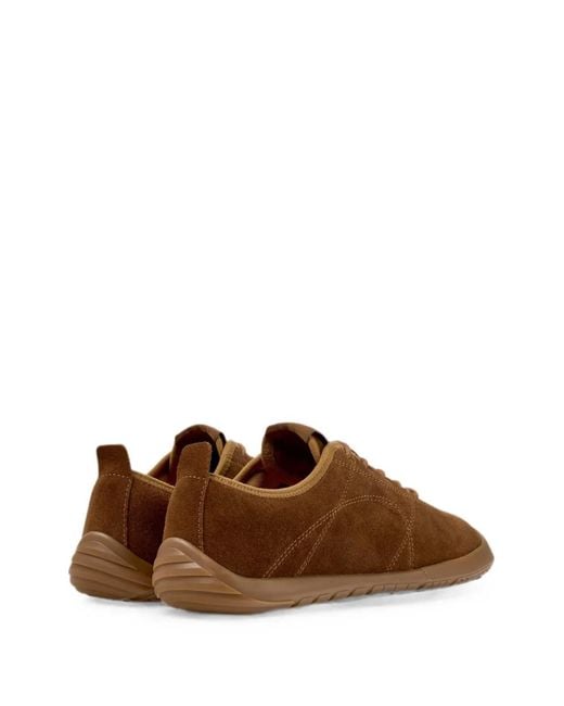Camper Brown Peu Path+ Suede Sneakers for men