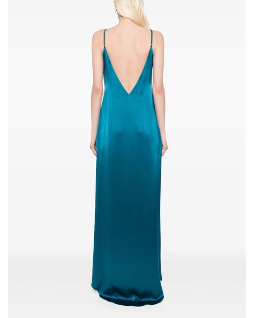 Kiki de Montparnasse Soie イブニングドレス Blue