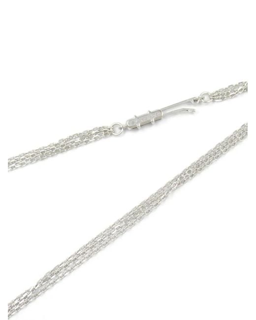 Cartier 2010s トリニティ ダイヤモンド ネックレス 18kホワイトゴールド White