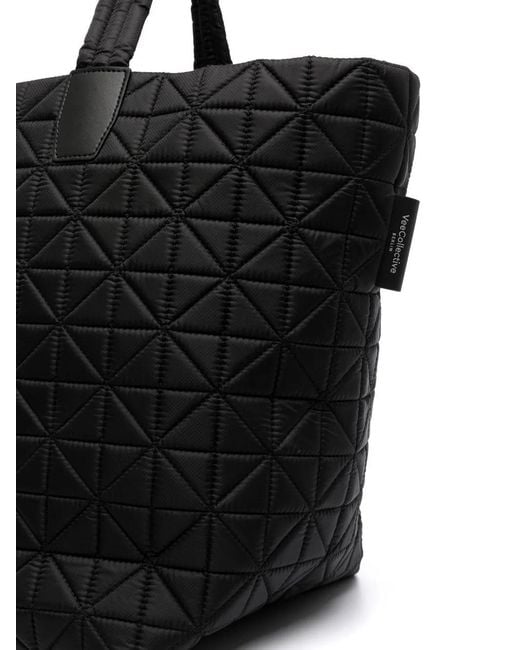 VEE COLLECTIVE Black Gesteppte Tasche