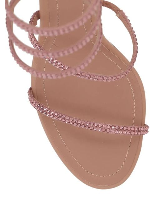 Rene Caovilla Pink 105Mm Cleo Sandals
