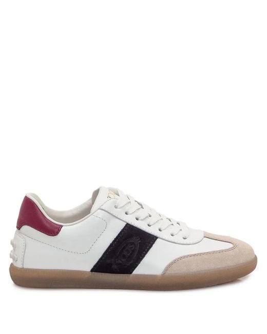 Tod's White Leather Sneaker