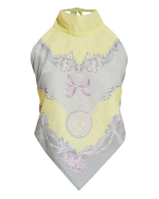 Versace プリント トップ Gray