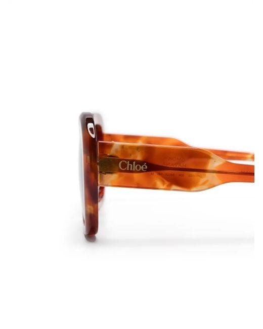 Chloé Pink Oversize-Frame Sunglasses