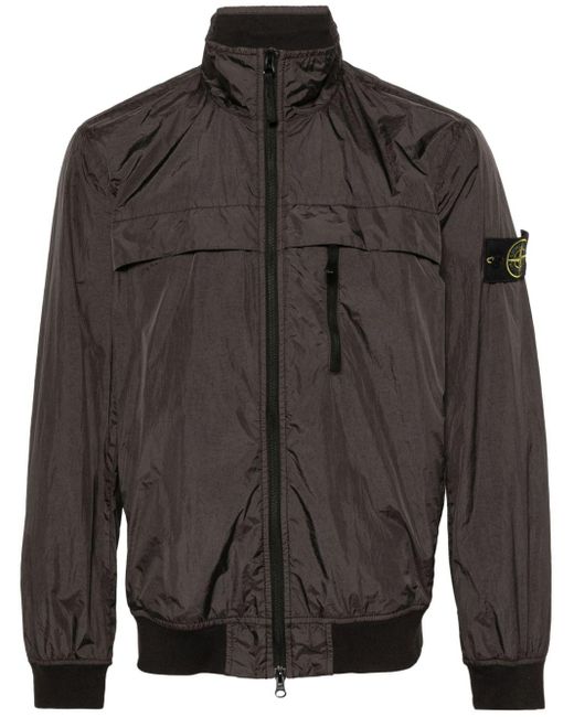 Stone Island Black 41022 Garment Dyed Crinkle Reps R-ny for men