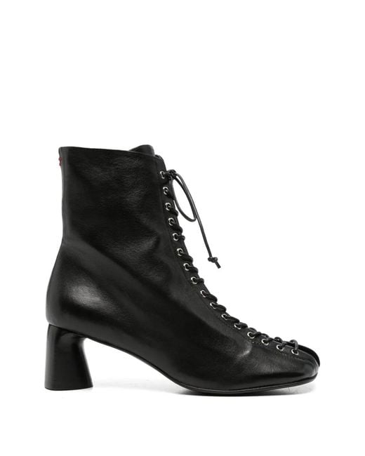 Stivaletti Stringati di Halmanera in Black